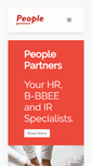 Mobile Screenshot of peoplepartners.co.za